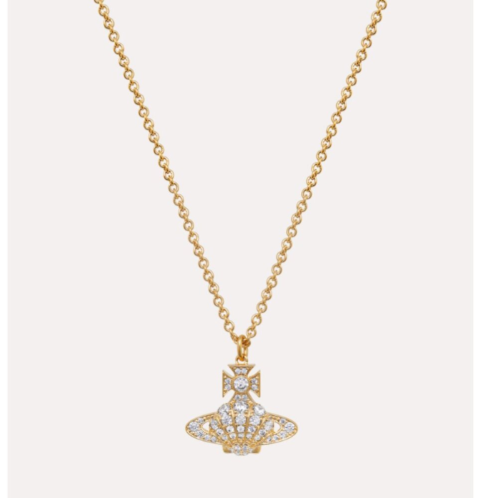 VIVIENNE WESTWOOD Gold Natalina Orb Necklace